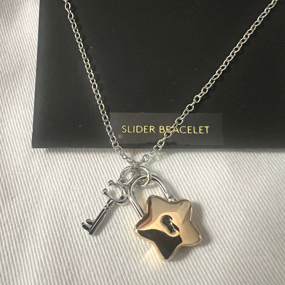 Coach Star Lock and Key Slider Bracelet (New) - Picture 2 of 6